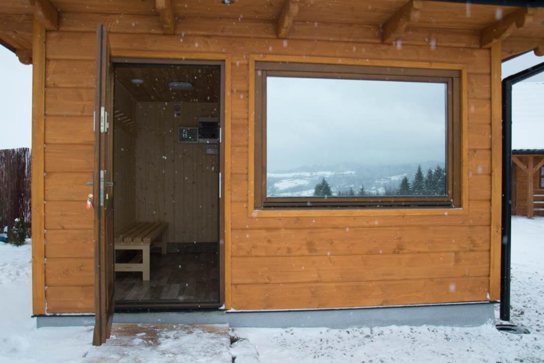 Chatki Niwki U Zboja Kroscienko nad Dunajcem Bagian luar foto