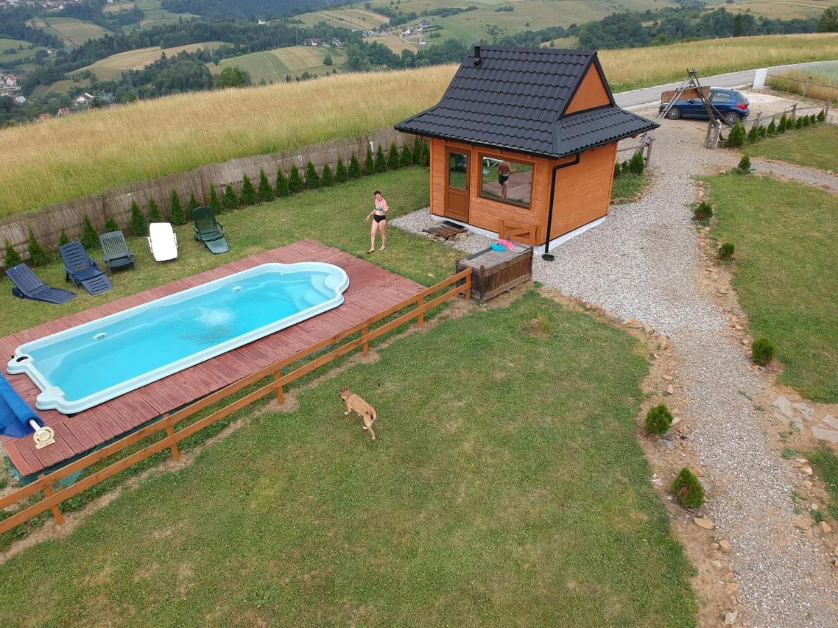 Chatki Niwki U Zboja Kroscienko nad Dunajcem Bagian luar foto